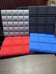 Acoustic Foam Studio Soundproof Wall Panels (Red, Blue, Black, Grey) - 2