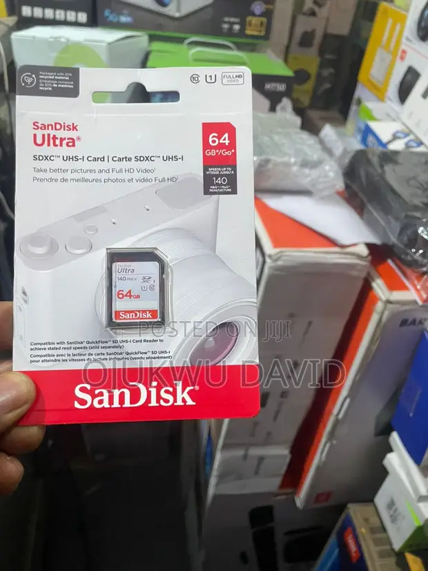 SanDisk Ultra 64GB Memory Card - 1