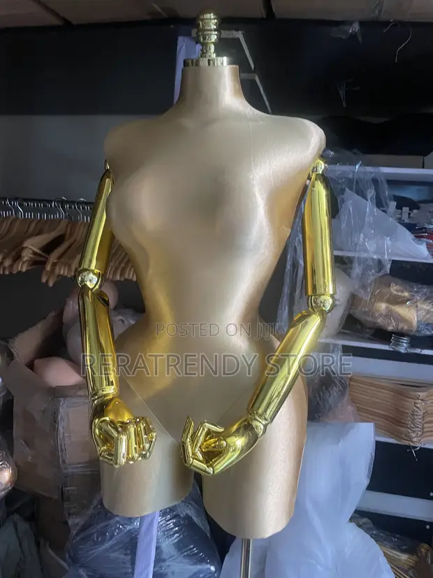 Fully Pinnable Dress Form with Iron Tripod Stand - 1