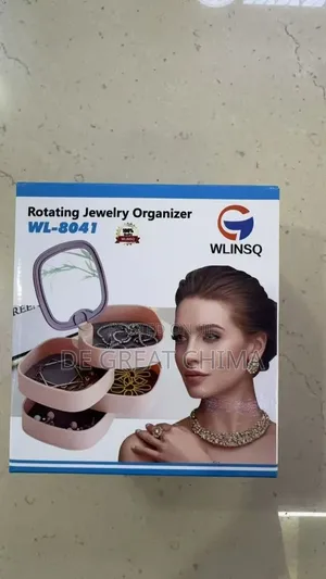 Rotating Jewelry Organizer Box