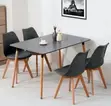 Home Interiors Dining Table Set tare da 4 Chairs - 2