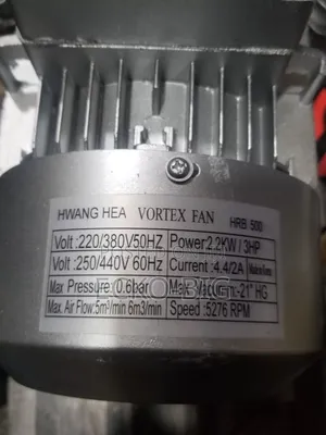 Brand New Air Blower - 3HP, 4000 RPM