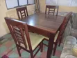 Amfani da Kujerun Dining 4-Seater - Itace mai Karfi - 2