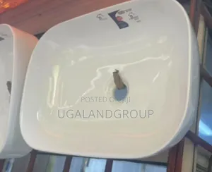 Modern White Countertop Vessel Basin