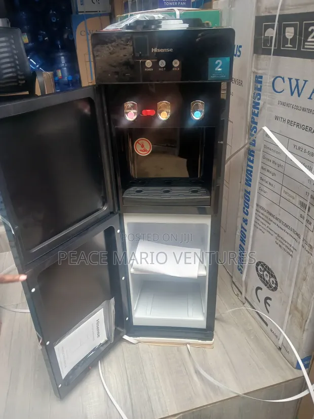 Hisense Hot & Cold Water Dispenser with Mini Refrigerator - 1