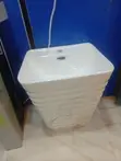 Sweethome Wall Hung Square Countertop Wash Basin - 2