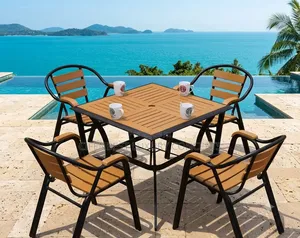 Outdoor Bar/Restaurant Table with Chairs for Balcony/Porch