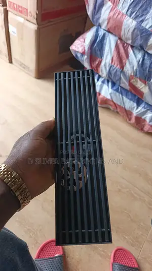 Master Black Linear Floor Drain