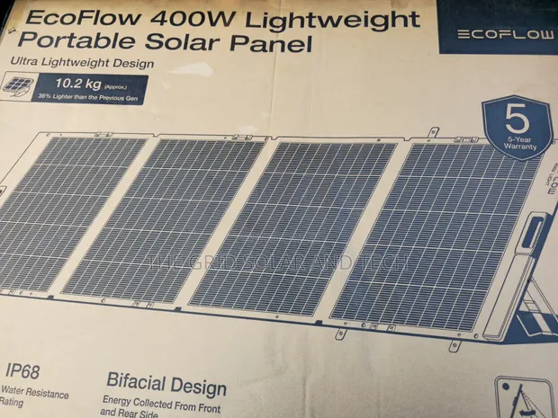 EcoFlow 400W Mai Ɗaukar Hoto Mai Girma Biyu (Bifacial) - 1