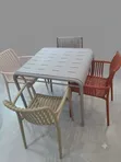 Outdoor Four-Seater Table with Chairs - 1