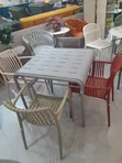Outdoor Four-Seater Table with Chairs - 2