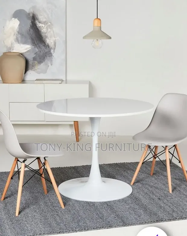 Modern Dining & Living Space Pool Table with 2 Chairs - 1