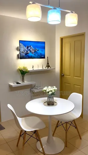 Modern Dining & Living Space Pool Table with 2 Chairs
