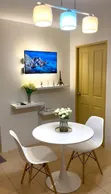 Modern Dining & Living Space Pool Table with 2 Chairs - 2