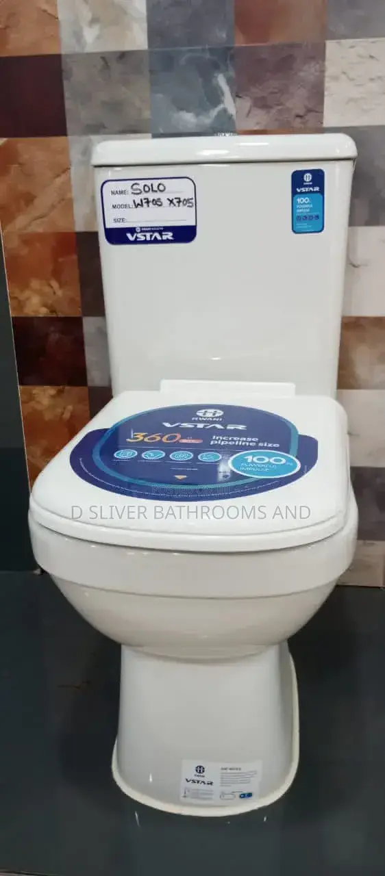 Original Vstar Solo Complete Toilet Set - Model W705/X705 - 1