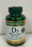 Kirkland Signature Vitamin D3 50 MCG (2,000 IU) - 600 Softgels - 2