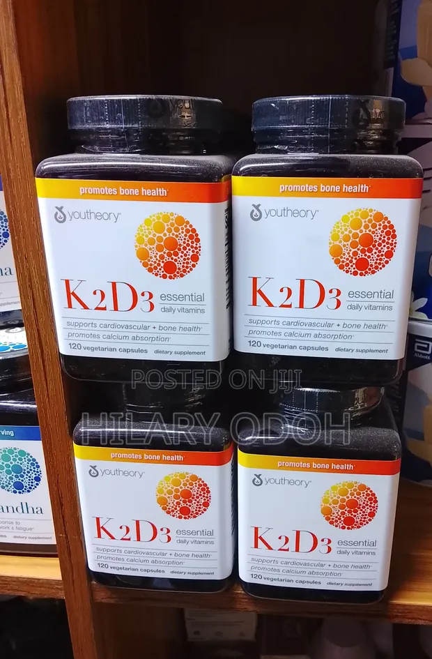 Youtheory K2D3 Capsules - Bone & Heart Health - 1
