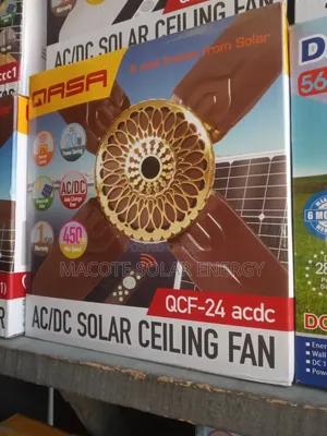 Qasa 24" Solar AC/DC Ceiling Fan