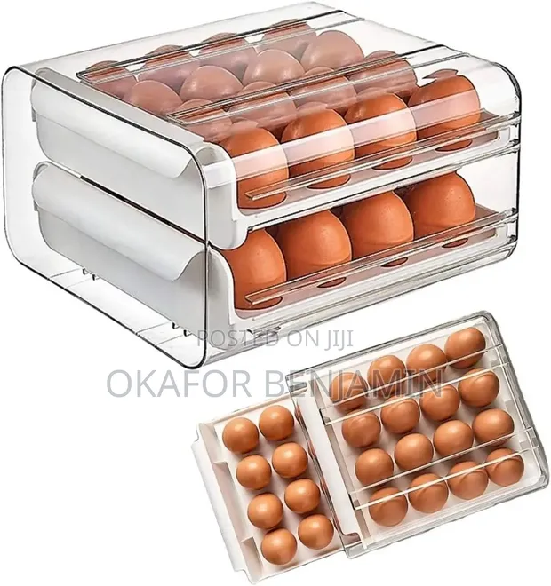 Babban Ingancin Layer Biyu Acrylic Kwai Storage Container - 1