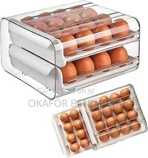 Babban Ingancin Layer Biyu Acrylic Kwai Storage Container