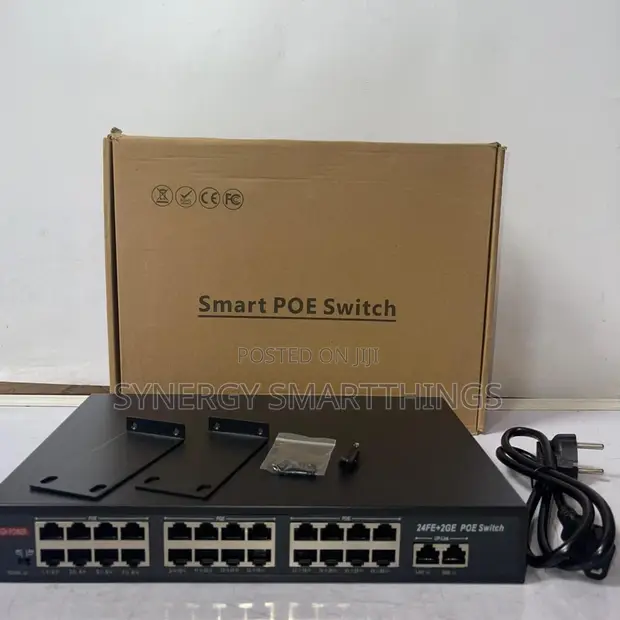 24-Port Smart POE Switch - 1