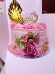 Lagos Pink Birthday Cake for Women - 1