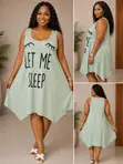 Hanky Hem Nightgown - Heart Print - 4