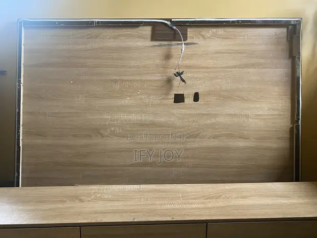 HDF TV Console with Stand and LED Shelf - 1