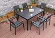 6-Seater Outdoor Patio Table and Chairs for Bar/Restaurant - 3