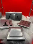 Silver Switches and Sockets (UK Brand) - 1