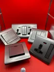 Silver Switches and Sockets (UK Brand) - 2