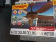56" Qasa Ebony Solar Ceiling Fan - 2