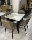 Kayan Gina Dining Na Marmara Mai Zama 4 Mai Shigo Da Shi - 2