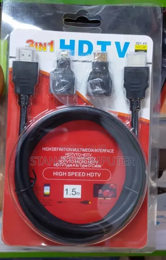 3-in-1 HDTV Cable - 1