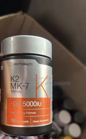 Horbaach Vitamin D3 + K2 MK-7 - 180 Softgels