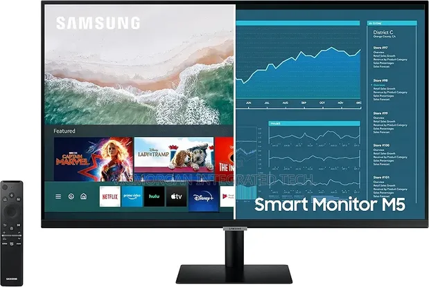 Samsung 32-Inch M50B FHD Smart Monitor LS32BM502ENXGO - 1