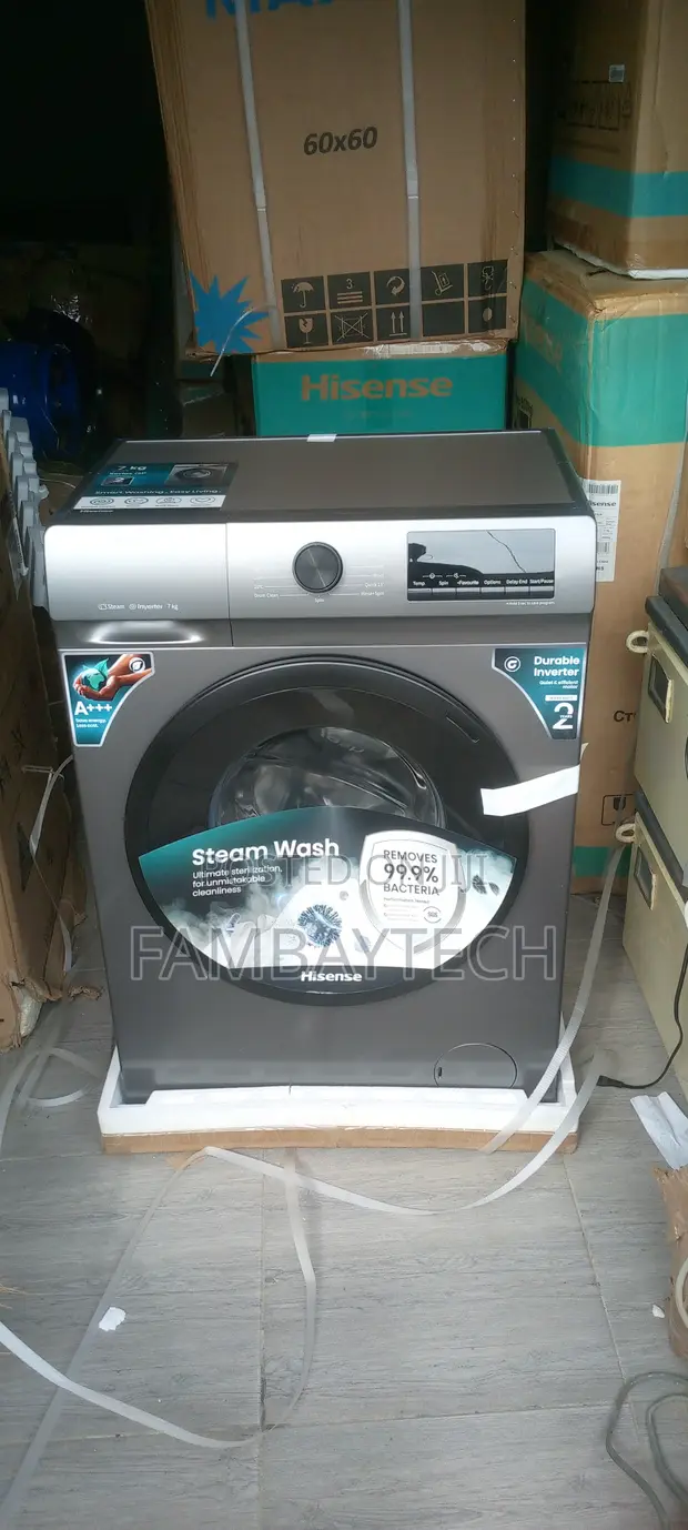 Hisense 7KG Smart Inverter Washing Machine – 1200 RPM - 1
