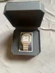 Men's Fully Iced Out Square Bling Watch - Cartier Style - 1