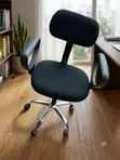 Stylish Swivel Office Chair with Headrest - 1