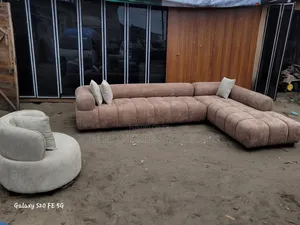 Home Interiors Brown Gray Sectional Couch
