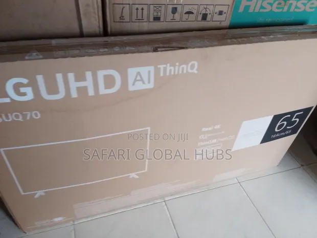 LG 65" UHD Smart TV da Netflix, YouTube, Wi-Fi - 1