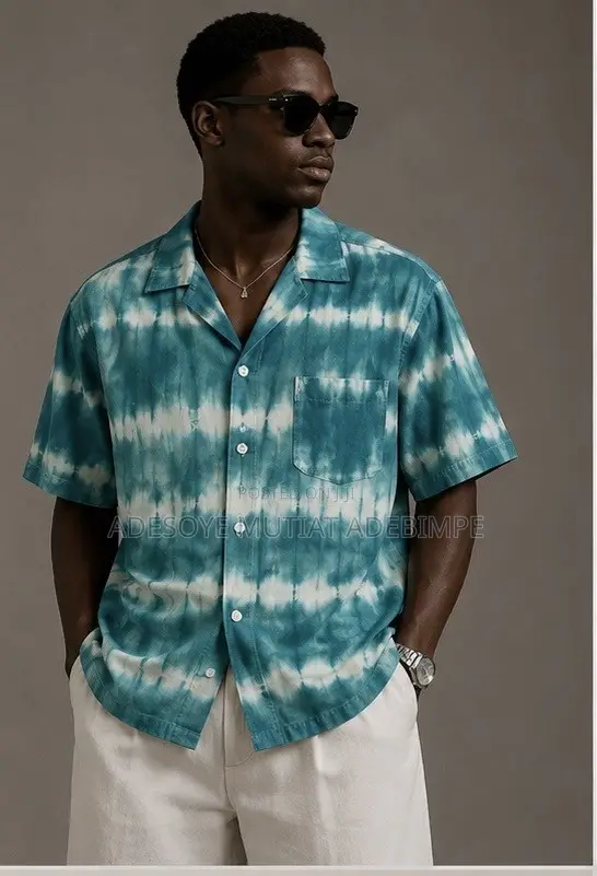 Dyeola Handmade Tie-Dye Men's Shirt - 1