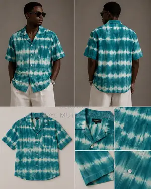 Dyeola Handmade Tie-Dye Men's Shirt