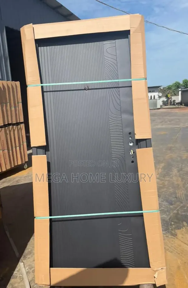 Kofa ta Karfe 3x7 ta Nigeria don Daki - Baƙi - 1