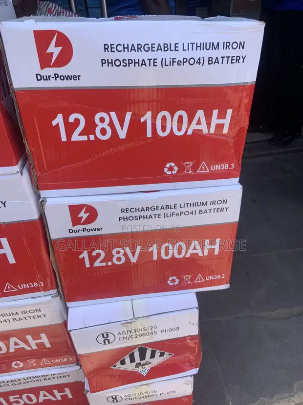Dur 100Ah Lithium Battery 12V - 1
