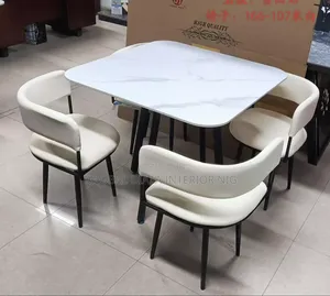 Quality Modern Marble Dining Set for 4
