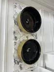 Kwalliyar Wanka Ta Zinare Da Baki Ta Ceramic - 3