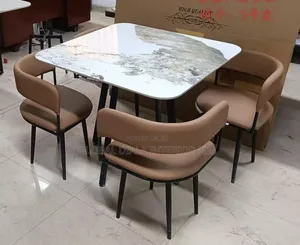 Quality Modern Marble Dining Set for 4