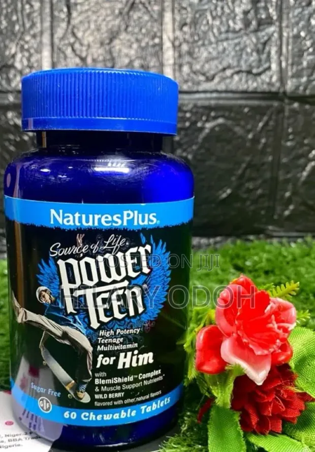Nature's Plus Power Teen for Him, 60 Chewable Tablets - 1
