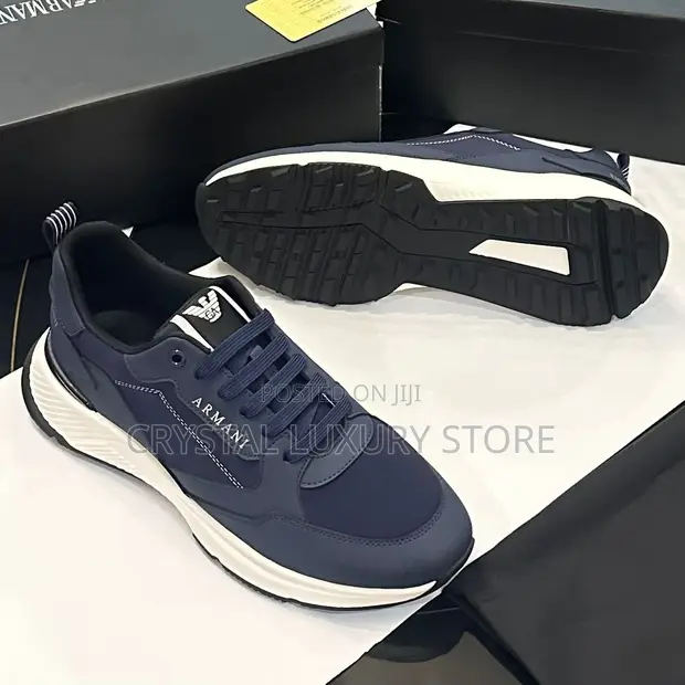 Emporio Armani Luxury Men's Sneakers - 1